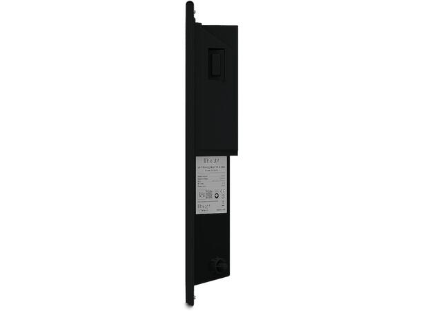 Heatit WiFi Panel 400W  Black Panelovn med Wi-Fi  Stål