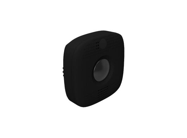 Heatit Z-Smoke Multisensor 230VAC Black Seriekoblet røykvarsler m/4 funksjoner