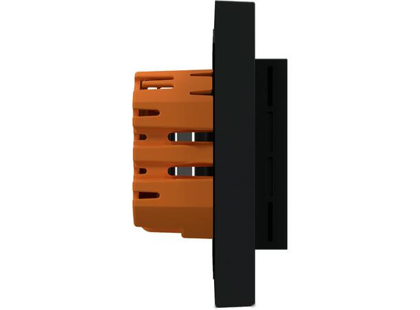 Heatit WiFi6  Sort matt Wi-Fi termostat 3600W  16A