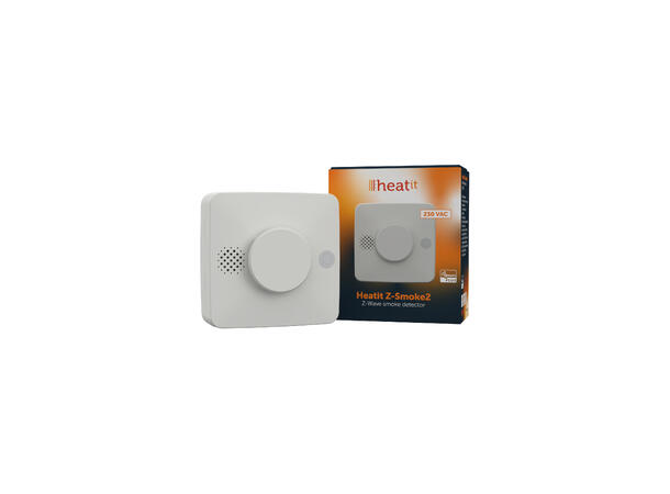 Heatit Z-Smoke2 Detector  230V Smart brannsvarsler