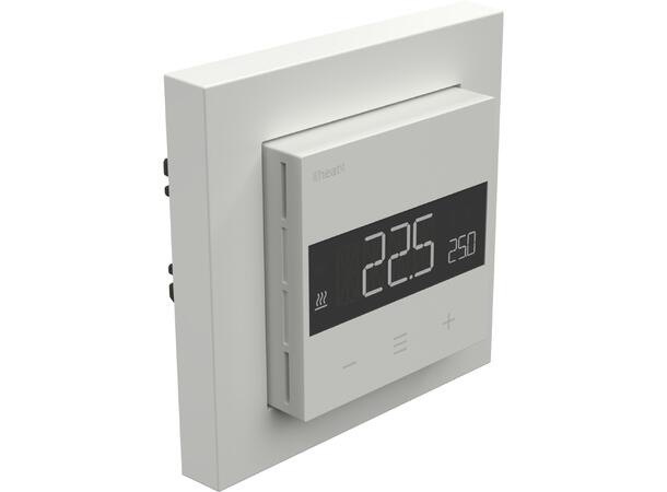 Heatit Z-TRM6 DC  Hvit 9003 Z-Wave termostat  3A (potensialfri)