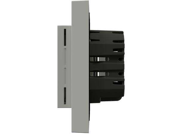 Heatit Z-TRM6 DC  Hvit 9003 Z-Wave termostat  3A (potensialfri)