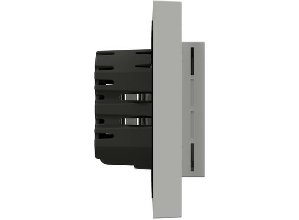 Heatit Z-TRM6 DC  Hvit 9003 Z-Wave termostat  3A (potensialfri)