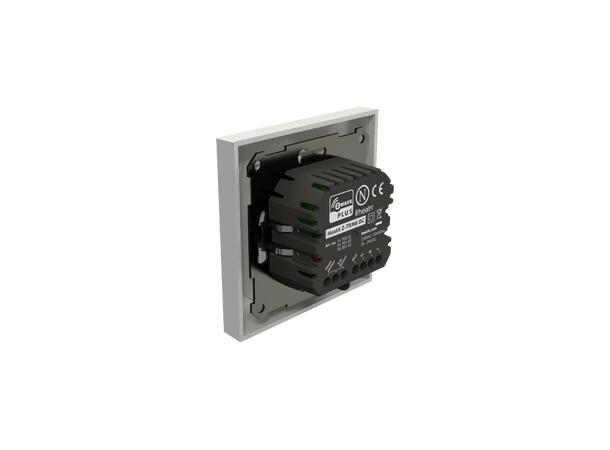 Heatit Z-TRM6 DC  Hvit 9003 Z-Wave termostat  3A (potensialfri)