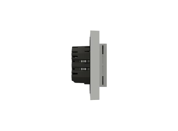 Heatit Z-TRM6 DC  Hvit 9003 Z-Wave termostat  3A (potensialfri)