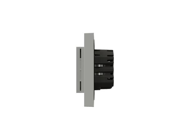 Heatit Z-TRM6 DC  Hvit 9003 Z-Wave termostat  3A (potensialfri)