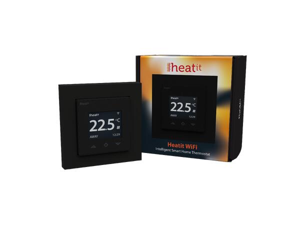 Heatit WiFi Black matt WiFi termostat  3600W