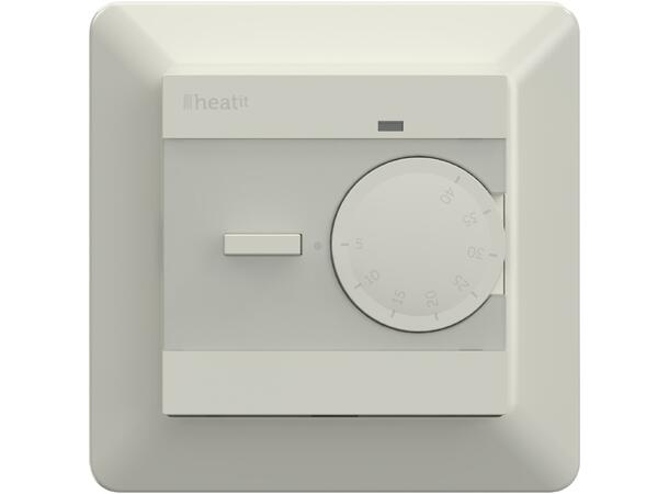 Heatit S-Control2  Hvit 9010 Termostat  3600W  16A  Hvit RAL 9010
