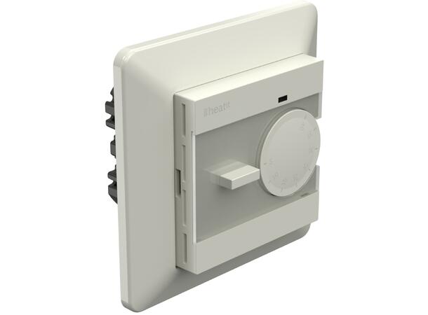 Heatit S-Control2  Hvit 9010 Termostat  3600W  16A  Hvit RAL 9010