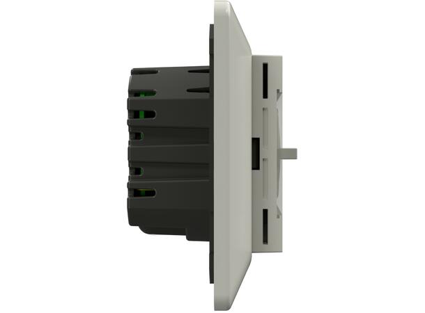 Heatit S-Control2  Hvit 9010 Termostat  3600W  16A  Hvit RAL 9010