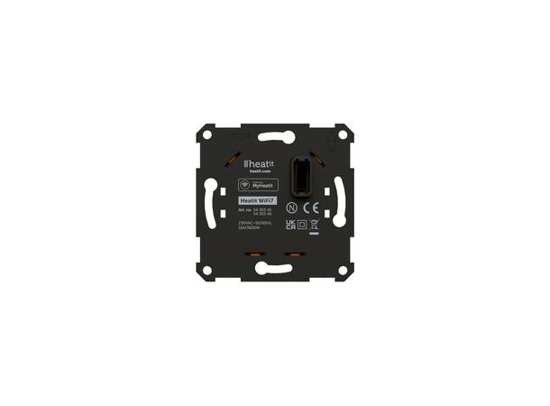 Heatit WiFi7  Hvit RAL 9003 Wi-Fi/BLE termostat  3600W  16A