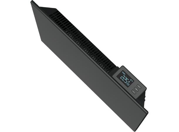 Heatit WiFi Panel 600W  Black Panelovn med Wi-Fi  Stål