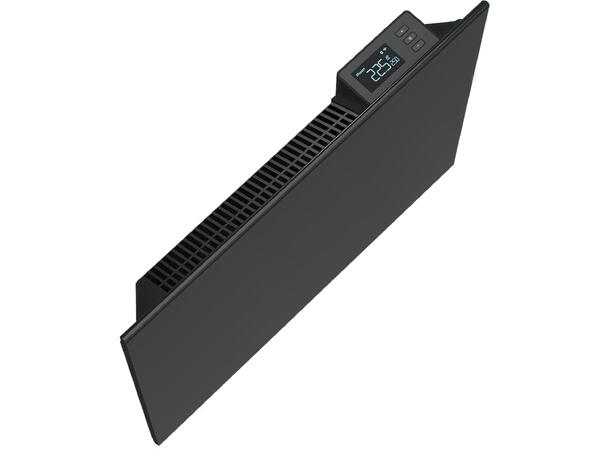 Heatit WiFi Panel 600W  Black Panelovn med Wi-Fi  Stål
