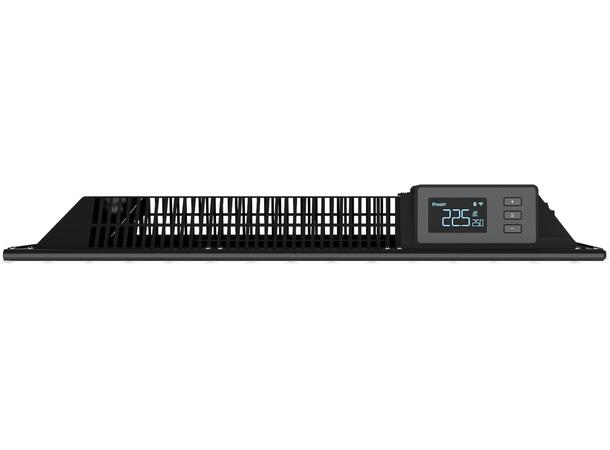 Heatit WiFi Panel 600W  Black Panelovn med Wi-Fi  Stål