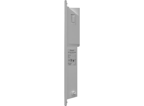 Heatit WiFi Panel 600W  White Panelovn med Wi-Fi  Stål