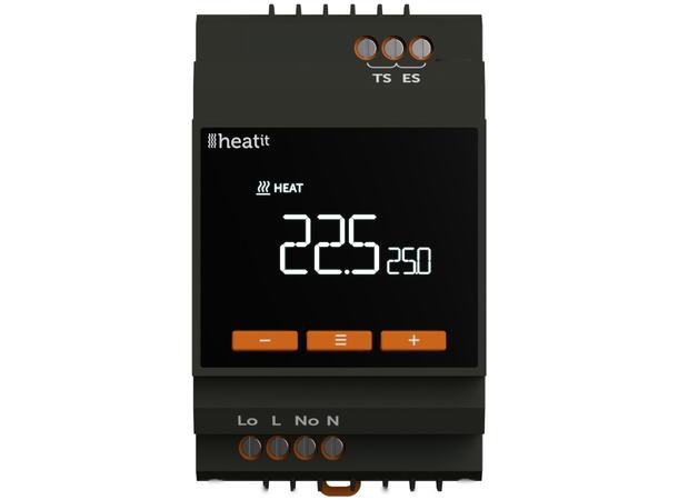 Heatit DIN Thermostat Termostat for DIN-skinne  3600W/16A
