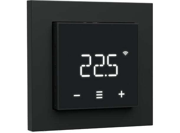 Heatit WiFi7  Sort Matt Wi-Fi/BLE termostat  3600W  16A