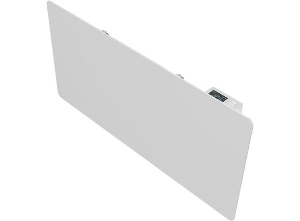 Heatit WiFi Glass 1000W Hvit Panelovn med Wi-Fi  Glass
