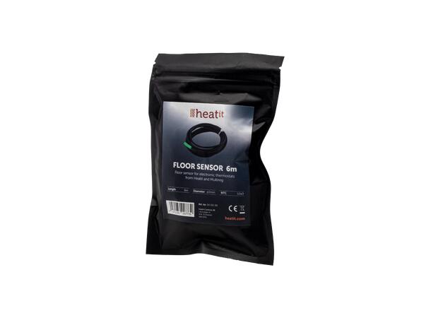 Gulvføler Ø3mm  NTC 10kO  6m Føler til elektronisk termostat