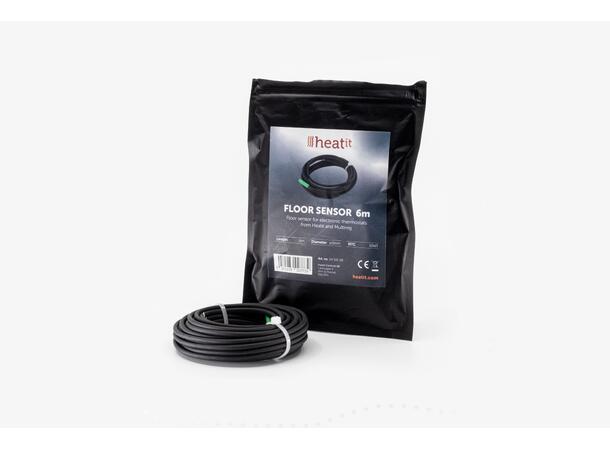 Gulvføler Ø3mm  NTC 10kO  6m Føler til elektronisk termostat