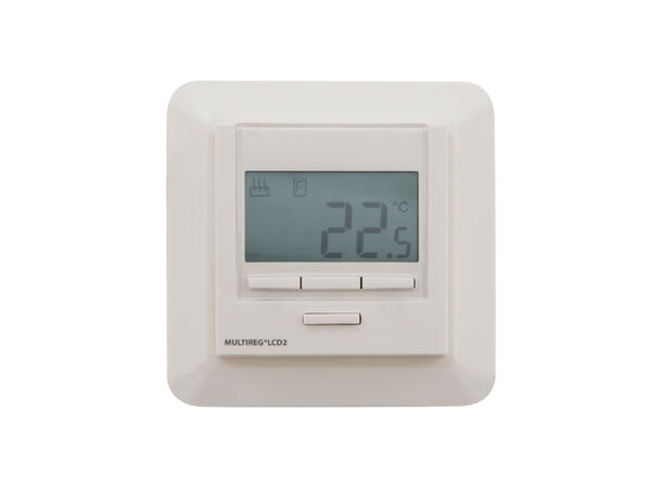 Multireg LCD2 - Hvit RAL 9010 Hvit RAL 9010